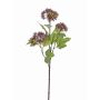 Fleur de boule de neige artificielle DEMI, mauve-brun, 60cm