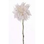 Dahlia artificiel SMILA, crème, 55cm, Ø12cm