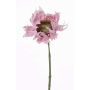 Faux tournesol JANIKA, rose pâle, 60cm, Ø13cm