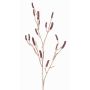 Branche de callistemon artificiel SIRIUS avec fruits, rouge foncé, 120cm