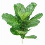 Ficus lyrata synthétique EZRA sur piquet, crossdoor, vert, 75cm