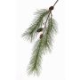 Branche de sapin artificielle JAGO avec pommes de pin, 125cm