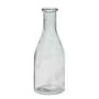 Bouteille décorative en verre ANYA, transparent, 18cm, Ø6,5cm