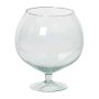 Verre décoratif XXL BARRON avec pied, transparent, 22,5cm, Ø20cm