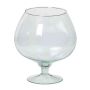Verre décoratif XXL BARRON avec pied, transparent, 18,5cm, Ø15,5cm