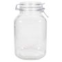 Bocal de conservation en verre JARVEN, 3 litres, transparent, 24cm, Ø13cm