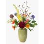 Bouquet de fleurs artificielles FEME, orange-violet, 105cm, Ø40cm