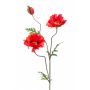 Coquelicot artificiel LOPEZ, rouge, 90cm