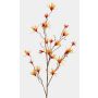 Branche d'hamamélis artificiel TEMUCO, jaune-orange, 120cm