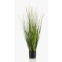 Vulpin artificiel OTIS avec panicules, vert, 90cm