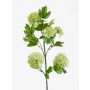 Fleur de boule de neige artificielle JUVIA, vert, 75cm