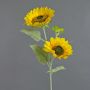 Tournesol artificiel IVONA, jaune, 90cm, Ø6-17cm