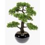 Bonsaï Ficus artificiel ASHER en pot en céramique, 45cm
