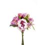 Bouquet de pivoines artificiel RESON, hortensia, violette, 25cm
