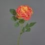 Rose artificielle VERITA, orange, 65cm
