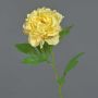 Pivoine artificielle MARILOU, jaune, 75cm