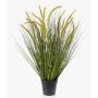 Vulpin artificiel CAREL avec panicules, vert, 70cm