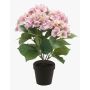 Hortensia artificiel JONE, rose, 40cm
