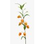 Lanterne chinoise artificielle MASARU, orange-jaune, 95cm