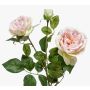 Branche de rose artificielle CALISTA, rose, 60cm