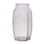 Petit vase de table en verre AMORY, transparent, 22cm, Ø12cm