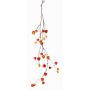Guirlande de physalis artificielle PAX, rouge-orange, 120cm