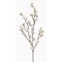 Branche de cerisier artificielle ARIELLE avec fleurs, blanc, 100cm, Ø1,5-3,5cm