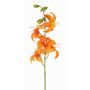 Lys tigré artificiel ASHANTI, orange, 60cm, Ø10cm