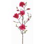 Magnolia artificiel MARGA, fuchsia, 80cm, Ø7-8cm