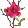 Magnolia artificiel MARGA, fuchsia, 80cm, Ø6-8cm