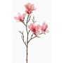 Magnolia étoilé artificiel AZULA, rose, 60cm, Ø7-9cm