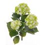 Faux Hortensia SAIRA, piquet, crossdoor, vert, 40cm, Ø11-13cm