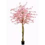 Faux cerisier japonais TIFFY, vraies troncs, fleurs, rose, 240cm