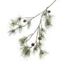 Fausse branche de pin PIXY avec pommes de pin, 110cm