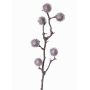 Branche de chardon artificiel ROBBY, argenté, 80cm, Ø4cm