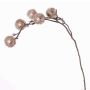 Branche de chardon artificiel ROBBY, cuivre, 100cm, Ø6cm