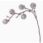 Branche de chardon artificiel ROBBY, argent, 100cm, Ø6cm