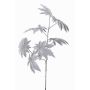 Branche artificiel de papaye NUBIE, givrée, grise, 70cm