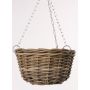 Panier suspendu NICOLINA, beige, 18cm, Ø30cm