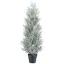 Arbre décoratif Cyprès CALOT en pot décoratif, gris, 80cm