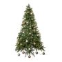 Arbre artificiel Sapin APALMO, LEDs, vert-crème, 150cm