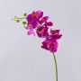 Tige d'orchidée Phalaenopsis artificielle OPHELIA, fuchsia, 80cm, Ø8-9cm