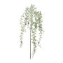Branche artificielle Cèdre VOLDEN avec des pommes de pin, givré, blanc-vert, 130cm