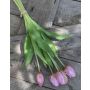 Bouquet de tulipes artificielles LONA, lilas-vert, 35cm, Ø15cm