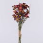 Fleur artificielle Botte de chrysanthèmes WEMKE, rouge bourgogne, 35cm
