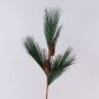 Branche de pin artificielle AZMERA avec des pommes de pin, vert, 65cm