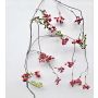 Guirlande de baies de sureau décorative CHAMBAL avec des fruits, rouge, 140cm