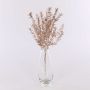 Branche de fragon petit-houx artificielle DANISILE sur piquet, champagne, 40cm