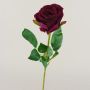 Rose en velours MANGFALL, fuchsia, 75cm, Ø11cm