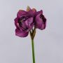 Fleur artificielle Amaryllis MAURINE, violet, 80cm